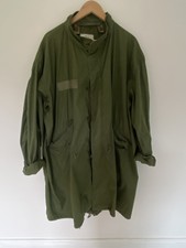 Long Oversized Cotton Parka - Will Fit 10 -12 Khaki Green