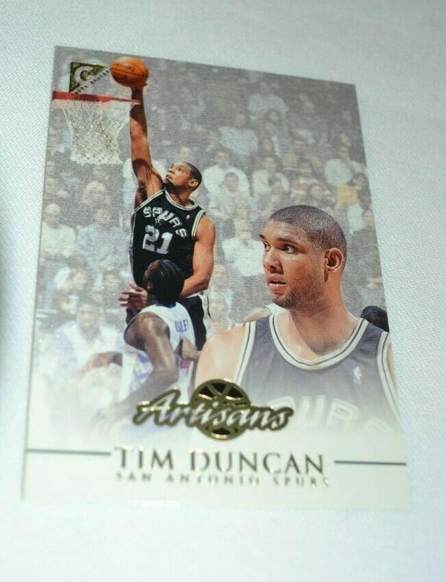 2000 TOPPS GALLERY - ARTISANS TIM DUNCAN SAN ANTONIO SPURS CARD 121