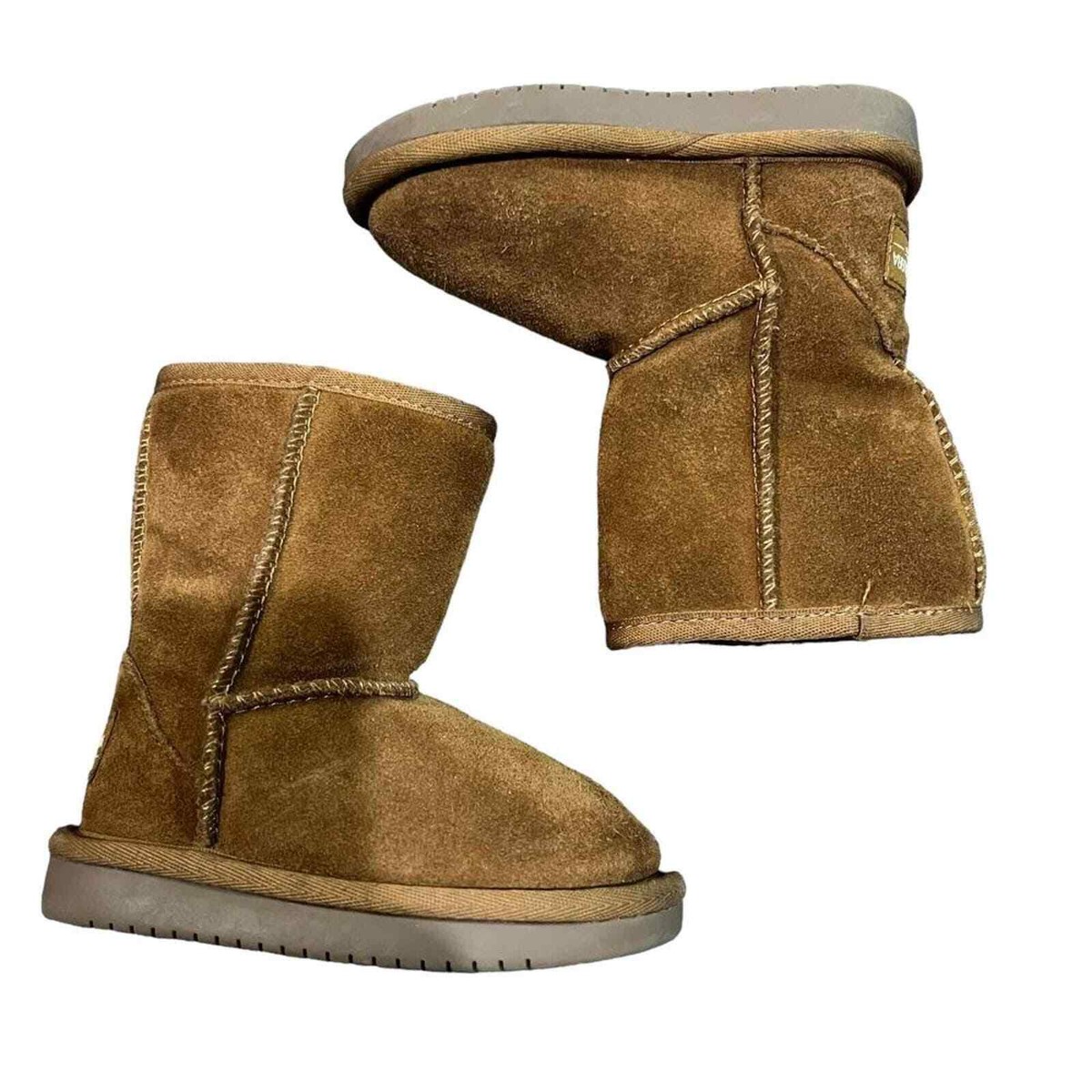 UGG Suede Shearling Lining Tan Boots Size US 6 EU 37 UK 4 | eBay display picture 1