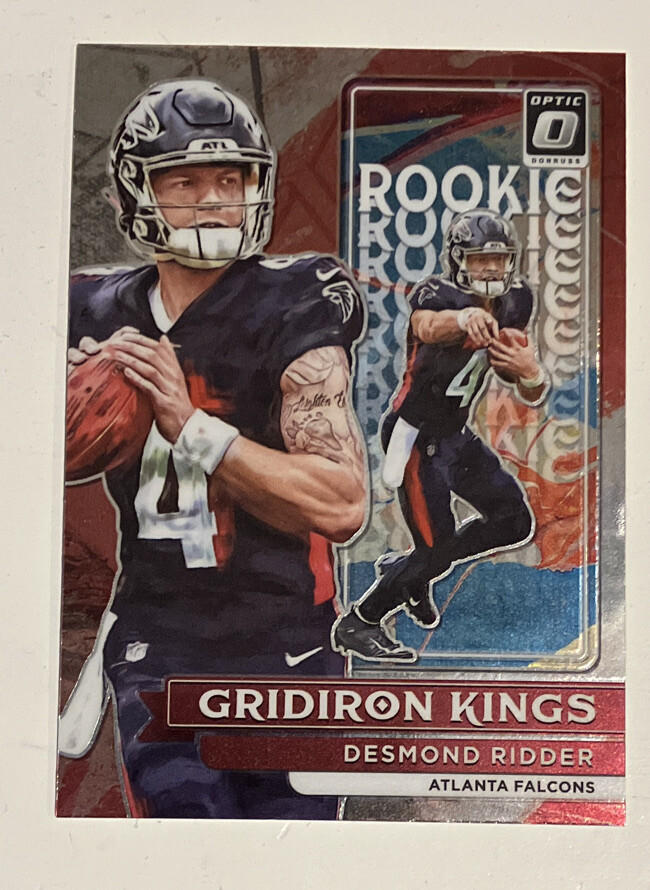2022 Donruss Optic Desmond Ridder Gridiron Kings Rookie RC Falcons