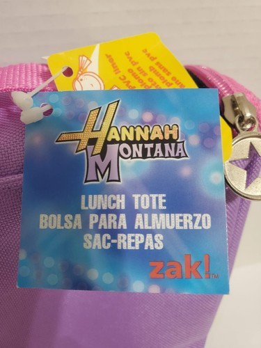 Hannah Montana Miley Cyrus Disney Channel Lunchbox Lunch Bag y2k new - Picture 6 of 13
