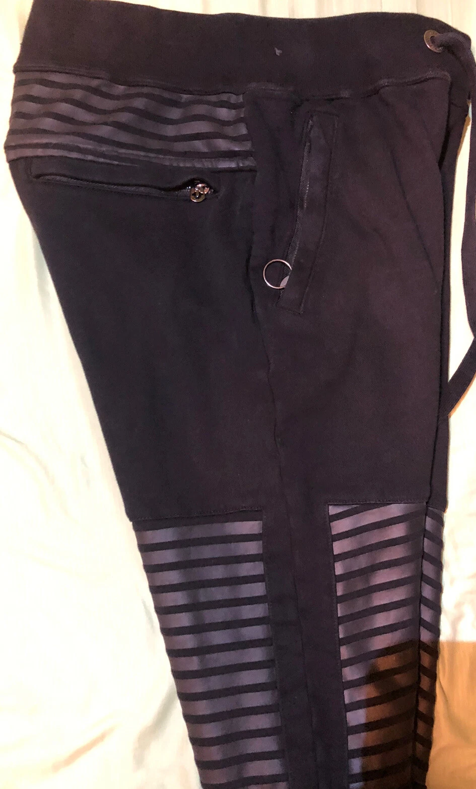 true religion men sweat pant black blue jogger