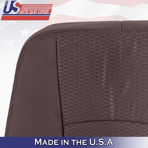 2013 2014 2015 For Dodge Ram 4500 5500 SLT Passenger Top Cloth Seat Cover Brown - Picture 7 of 10