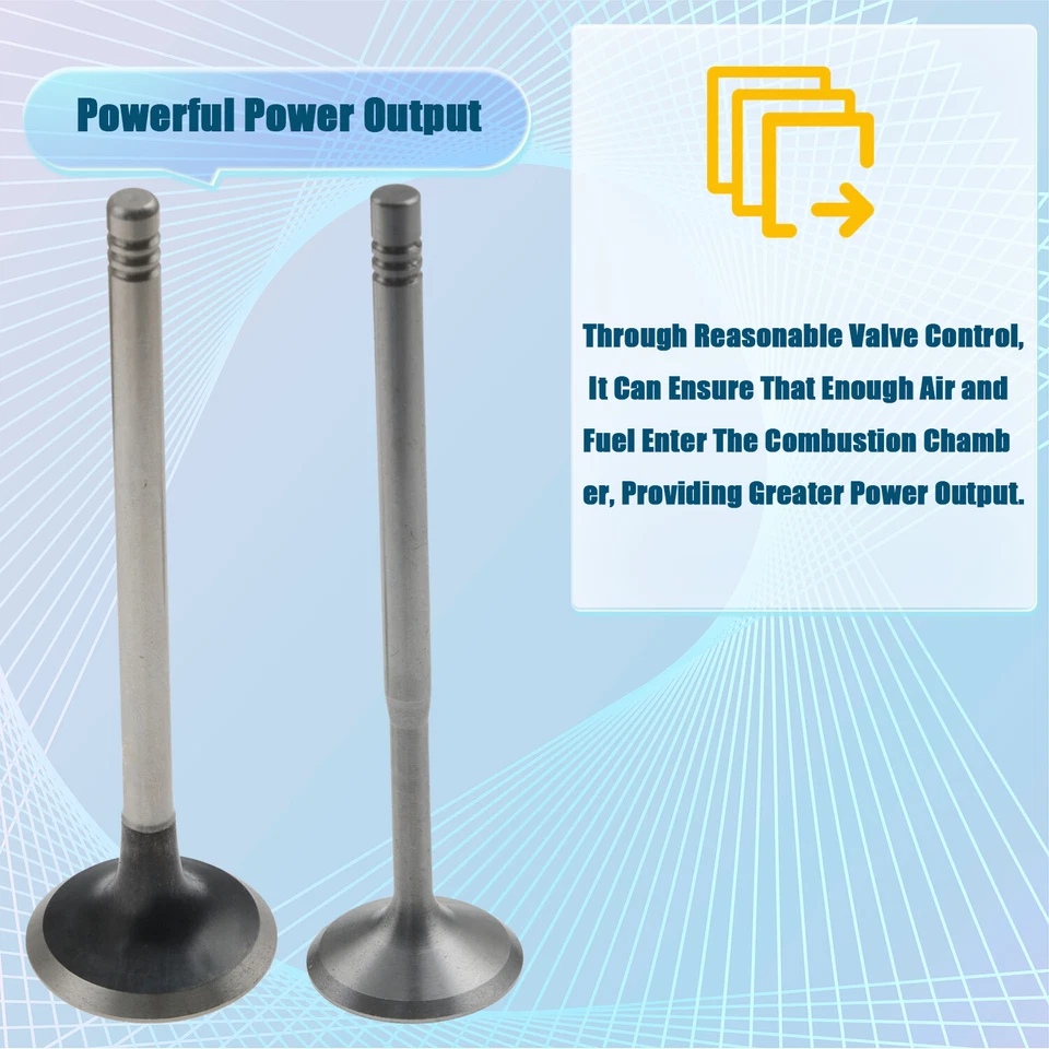 Válvulas de escape de admisión de motor para VW Passat Beetle Jetta Golf 1,8 L Turbo DOHC 20V Foto 4 de 4