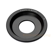 Fotasy 16mm C Mount Lens to Canon EOS RF Ra R3 R5 R6 R7 R10 RP Camera Adapter