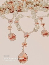 12 Baptism Favors Rosaries Bracelet Recuerdos De Bautizo Rosario Christening