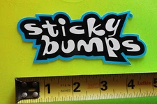 STICKY BUMPS Surfboard Wax Traction Sex Wax Blue Surf Original Surfing STICKER