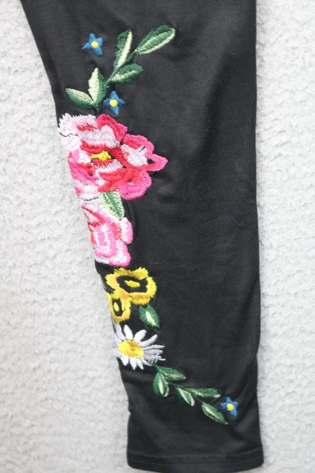 Leggings bordadas femininas Agnes & Dora - Tamanho pequeno/médio - Novas com etiquetas - Imagem 4 de 4