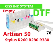refillable CIS CISS ink system Artisan 50 Stylus R280 R260 R380 DTF printing**