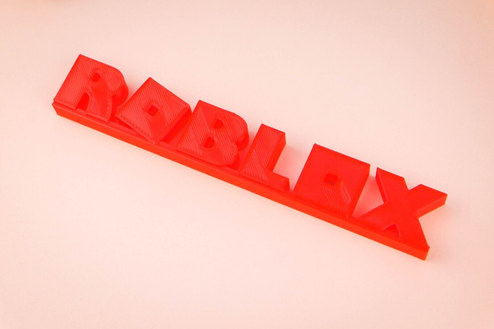 Roblox Logo 3D Printed Stand Sign Pretend Play Kids Toy 20th Century Fox  Game