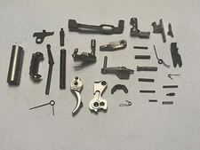 USED OEM BERETTA 84F NICKEL LOWER PARTS SPRINGS HAMMER TRIGGER PINS SAFETY .380