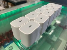Genuine Apple MHJA3AM/A A2305 20W USB-C Power Adapter White. Lot of 10