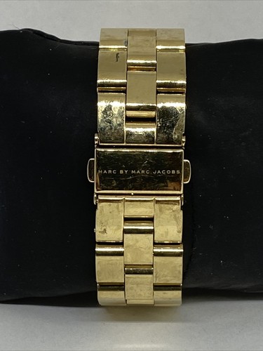 Marc Jacobs MBM3105 Women's Gold Stainless Steel Analog Dial Quartz Watch XX899 - Picture 6 of 12