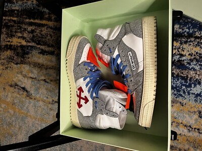 Size 10.5 - Off-White Off-Court High Blue Orange
