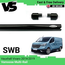 VAMOOSE MULTI AWNING RAIL SWB VAUXHALL VIVARO 2014-2019 CAMPER VAN C-TRACK BLACK