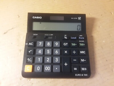 Casio DH-12TER 12-stelliger Steuer-/Eurorechner