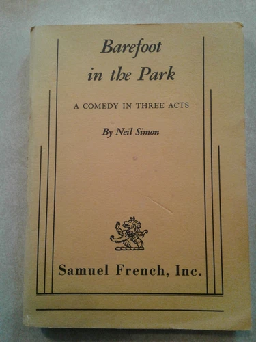 Barefoot In The Park A Comedy In Three Acts Simon Samuel French VTG PB Book 1964