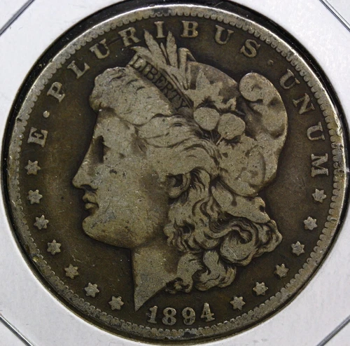 1894-O $1 Morgan Silver Dollar - FINE Semi Key Date US#256