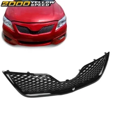 Fit For 2010-2011 Toyata Camry SE Mesh Bumper Upper Grille Grill Kit Front Black