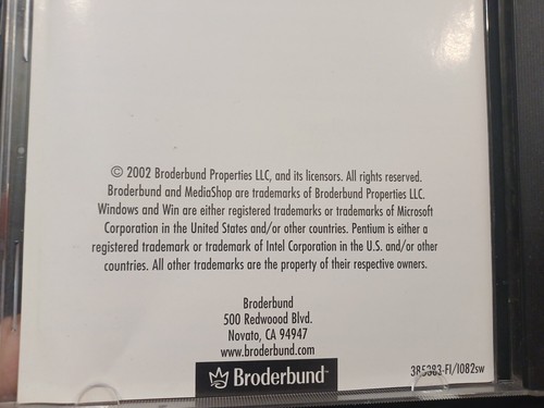 💥MediaShop PC-CD 2002 Windows 98/2000/Me/NT4/XP Complete In Case Ships FREE🔥 - Picture 2 of 4