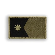 OD Green Subdued Minnesota State Flag Embroidered Patch 3 ⅜" x 2"