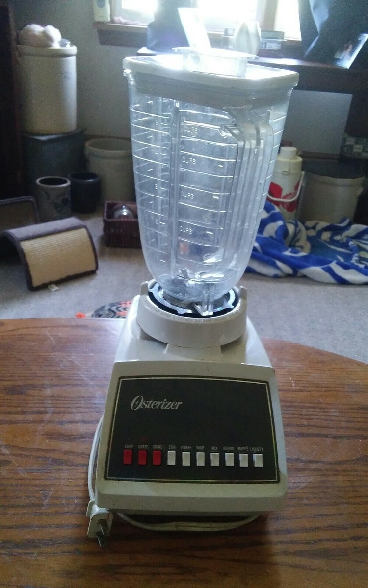 Vintage Oster Osterizer 869-81R Blender White Kitchen Tool