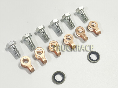 OEM DCEC Fuel Return line Banjo Bolt kit for 89-98 12V Dodge  4BT 6BT  Cummins