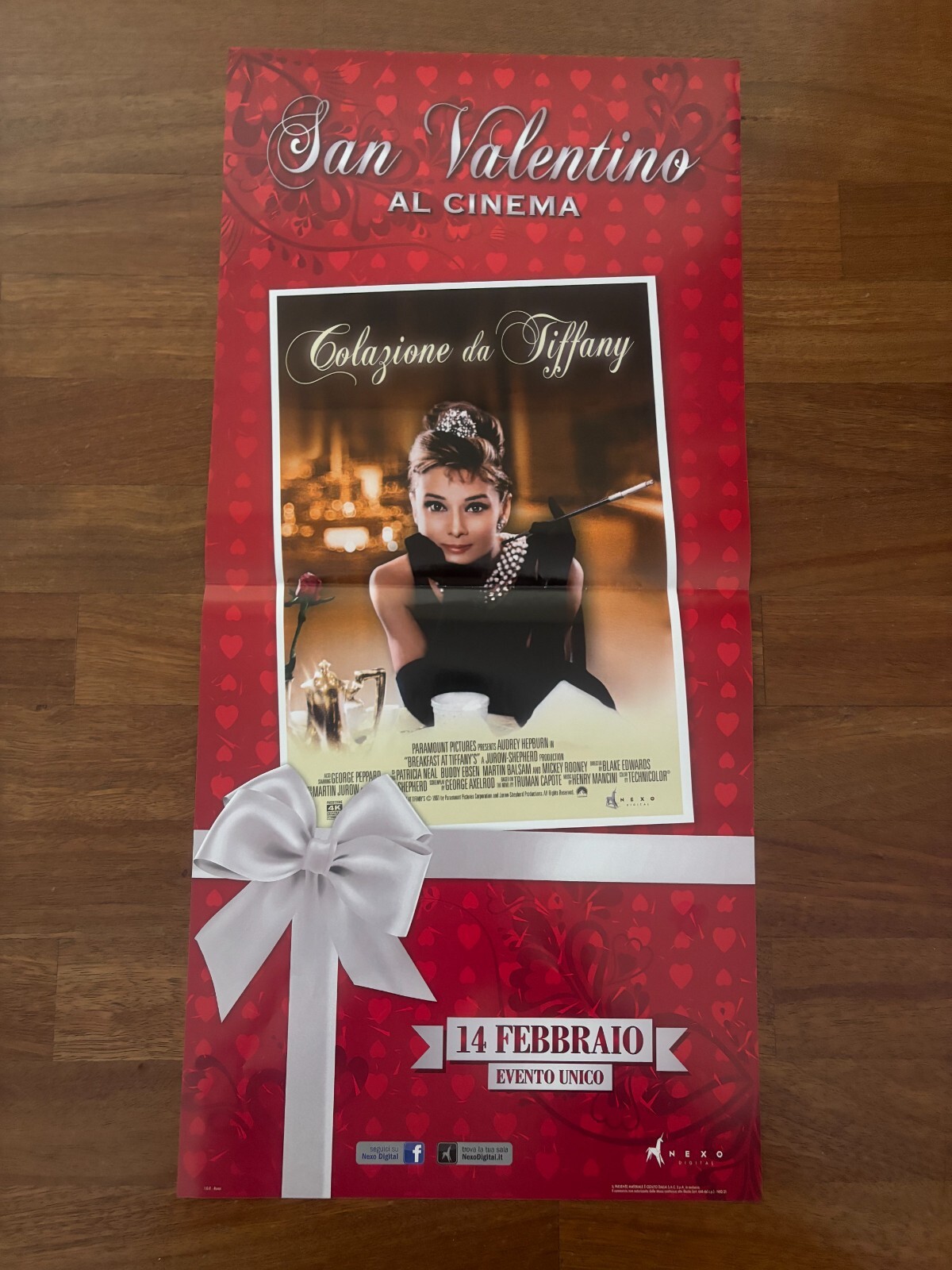 Locandina originale film Colazione da Tiffany (1961) - Regia di Blake Edwards