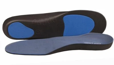 Pro 11 wellbeing full length arch support insoles cures heel and back pain blue