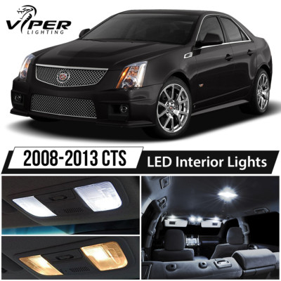 2008-2013 Cadillac CTS White LED Lights Interior Kit