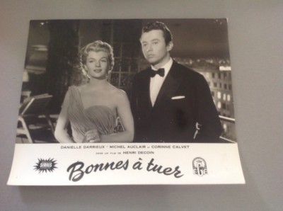 AUSBEUTUNGSFOTO LOBBY CARD - GUT ZU TÖTEN (DARRIEUX AUCLAIR CALVET DECOIN)