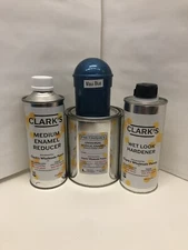 Maui Blue Quart Kit Single Stage ACRYLIC ENAMEL Car Auto Paint Kit