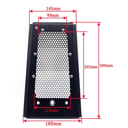 Protection de calandre calandre pour Harley Davidson FAT BOY FAT BOB Sport Glid - Photo 3/10