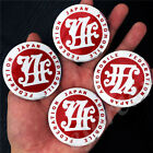 <!--F#f_0-->4pcs 56mm Red JAF Japan JDM Wheel Center Hub Cap Badge Emblem Decal Sticker<!--F/-->