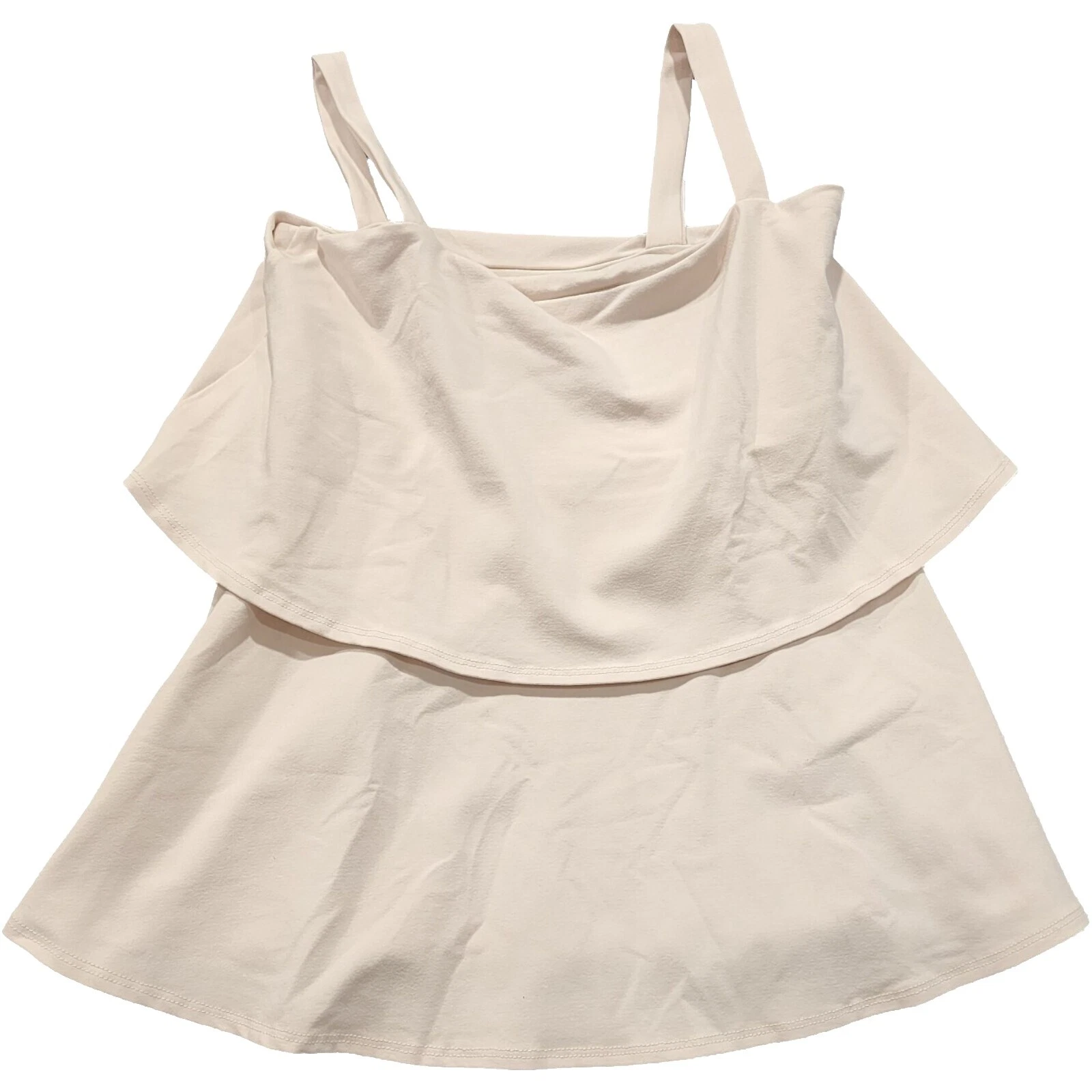 Nylon White Tops for Women