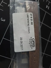 Oris Brown Leather Strap, Complete 07 5 21 02
