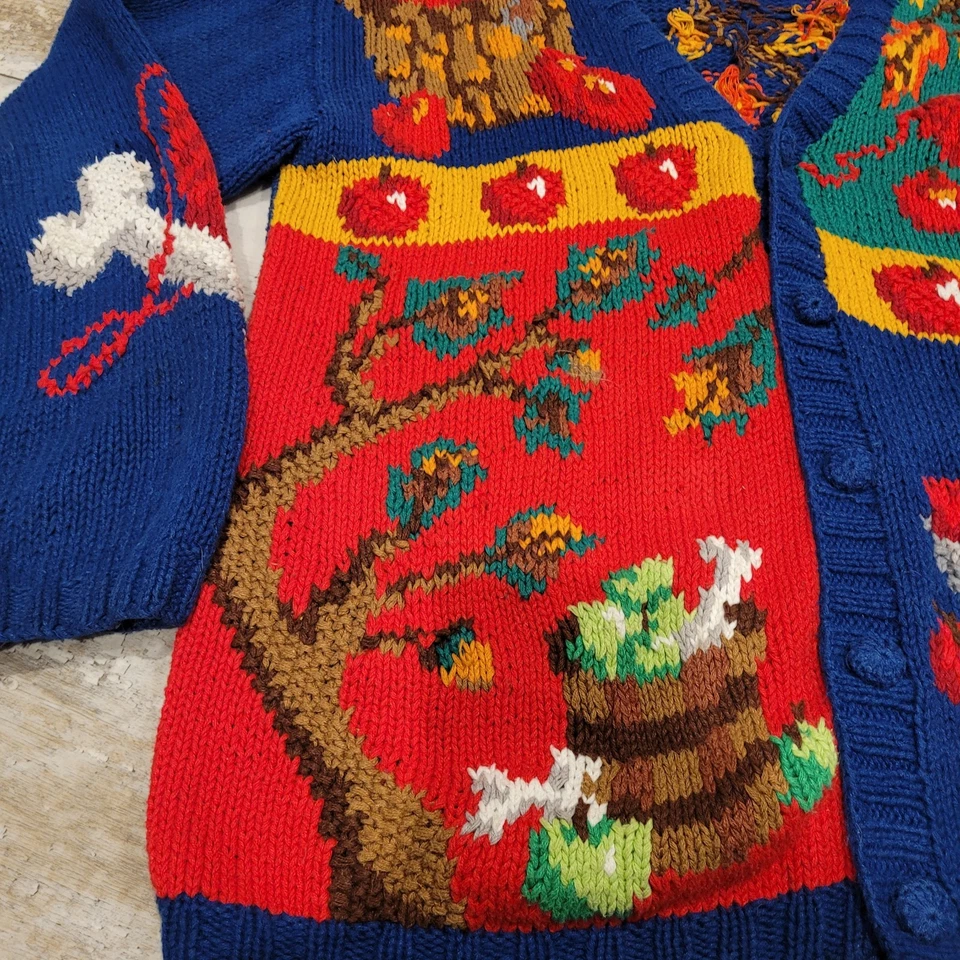 Suéter FEO Alexandra Bartlett De Colección Otoño Manzana Selección PERRO GATO MAESTRO Grande Foto 2 de 4