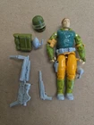 Vintage 1990 GI Joe Captain Grid-Iron Hasbro Action Figure Free Shipping
