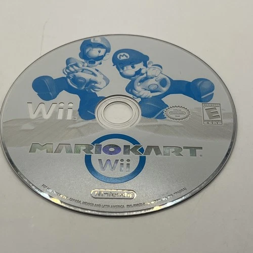Nintendo Wii Mario Kart Freshly Resurfaced Tested Working Disc Only