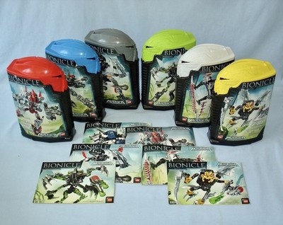 Lego Bionicle MISTIKA (8688-8696) - 2008 Toa and Makuta Karda Nui Canisters 