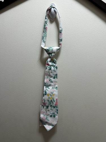 NEW Janie and Jack Floral Garden Necktie Neck Tie Spring Preppy Boys
