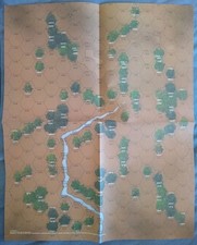 Classic BattleTech Paper Map CBT Scattered Woods