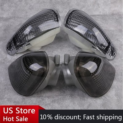 Front Rear Turn Signal Indicator Blinker Lens For KAWASAKI ZZR1100D ZZR1200 ZX11