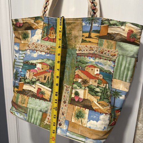 Paul Brent Large Tote Beach Bag Canvas Vibrant Coastal Artsy Design High Quality - Picture 3 of 10