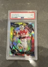 2024 Panini Select - Club Level Drake Maye #218 Red & Yellow Shock Prizm (RC)