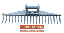 Maschinenrechen 1,2m mit MS03 Aufnahme f&uuml;r Maschinengewicht 2-6,5t