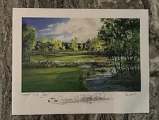 Tom Lynch Bearpath Golf Club 17x22 Lithograph Print COA 223/300 Jack Nicholas