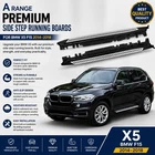 For BMW X5 F15 SUV 2014 2018 OEM Black Running Boards Side Steps Bar Foot Rails
