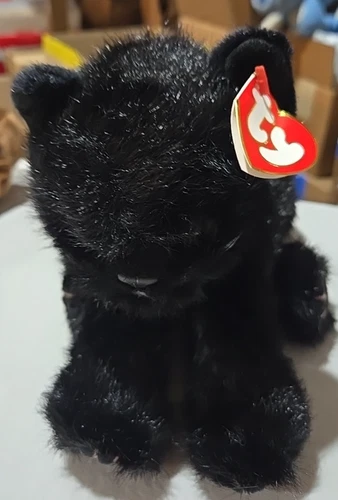 TY Beanie Babies Coal Black Cat Plush Stuffed Animal Vintage