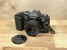 Konica FS-1 35mm SLR Camera w/ Konica Hexanon AR 40mm f/1.8 Lens